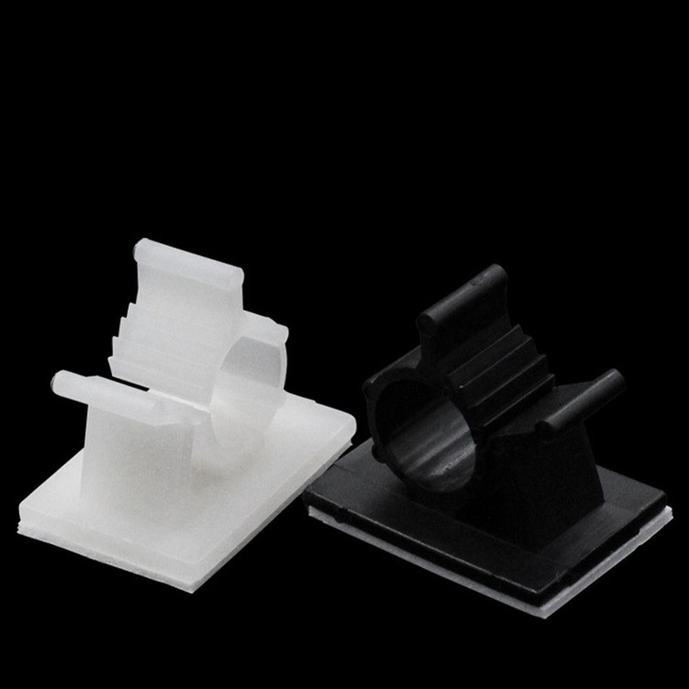 10 шт. Практичный органайзер-зажим Липкая застежка Кабельный зажим Пряжка Держатель для фиксации проводов