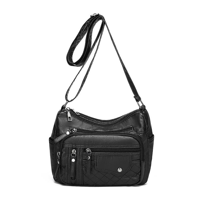 Women Bag New Fashion Large Capacity Shoulder Bag Euro-American Versatile Crossbody Bag Multi-Pocket Mom Bag