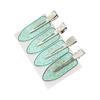 4Pcs Hair Clips Bright Color Seamless Hair Barrette Easy-wearing Decorative Ultra-light Non-slip Acrylic Women Bangs Clips Ornament