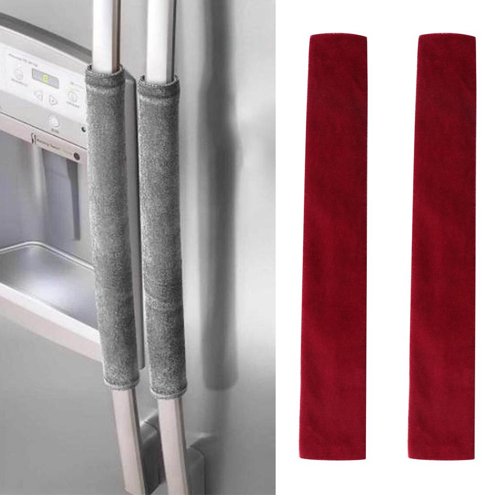 Упаковка из 2 чехлов для ручек дверей холодильников, кухонных приборов, микроволновых печей, перчаток с защитой от отпечатков пальцев, аксессуаров для ресторанов и кафе