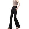 Women Flared Pants Elastic High Waist Adjustable Drawstring Athletic Loose Pants with Pockets