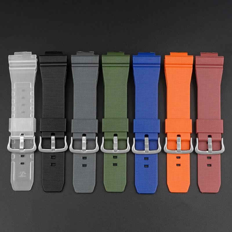 Oak Rubber Strap For Casio G-Shock GA-2100 GM-2100 Quick Release TPU Resin Men Sport Diving Watch Band Bracelet Accessories 16mm