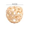 Bamboo Cage Woven Bamboo Lamp Shade Small Globe Bulb Lampshades Hanging Removable Chandelier Cover Chandelier