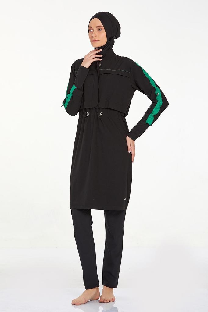 Женский Мусульманский Скромный Исламский Полный Чехол Буркини Пляжный Купальный Костюм Купальники Хиджаб Пляжная Одежда Купальник 