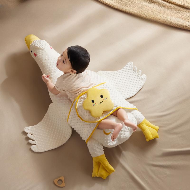Детская выхлопная подушка Big White Goose успокаивает новорожденных и младенцев, предотвращает вздутие живота, ложится кишечник, спит, обнимает подушку, устройство спящего бога
