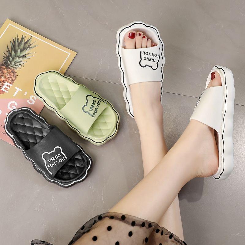 Тапочки. Лето 2023. Женская суперлегкая мягкая обувь. Нескользящая верхняя одежда. Милые сандалии.