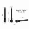 2 Sets M4 Threaded Disc Brake Caliper Bolts Titanium Alloy Caliper Screws  for Mountain Bike