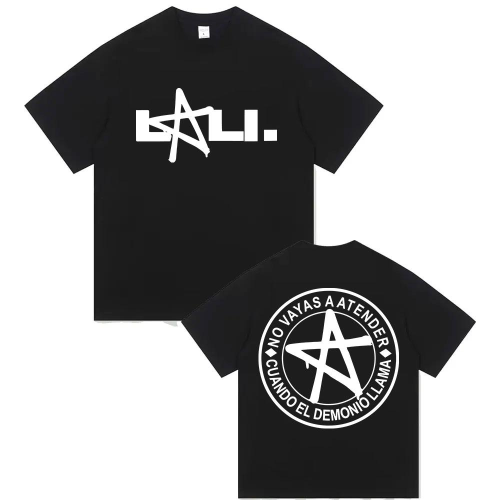 Singer Lali Esposito Tour 2025 Summer Logo Merch 100 Pure Cotton Printed Tshirt Men Women Retro Oversized Hip Hop Clothing