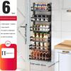 Magnetic Storage Rack Wall Mounted Storage Pantry Shelve High-capacity Spice Rack Save Space Kitchen Floating Shelves for Wall