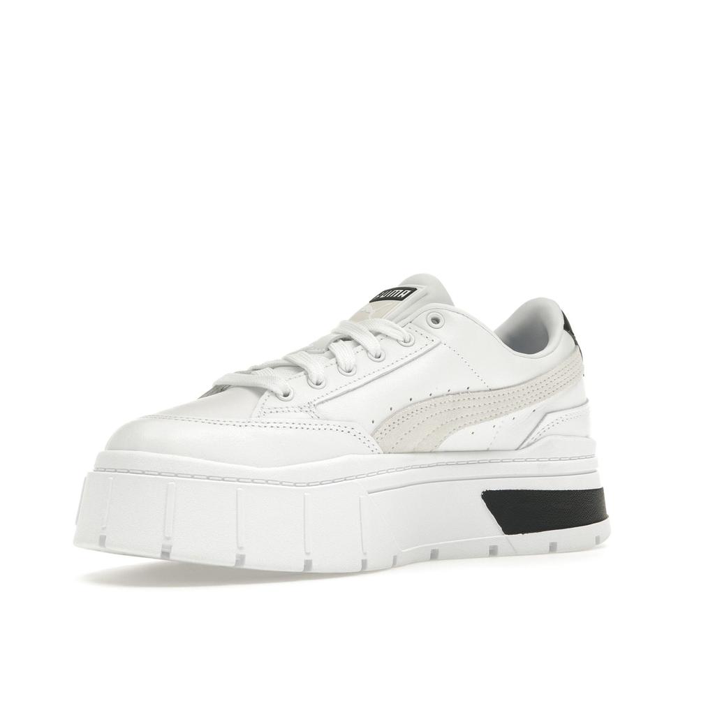 Puma Mayze Stack White Vaporous Grey Women Sneakers 384363-01