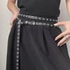 1PC Slender Belt Women's Versatile Rivet Belt Women's