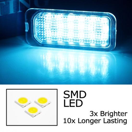 Комплект светодиодных фонарей номерного знака Aqua Ice Blue 18-SMD для -23 Ford Ranger T6