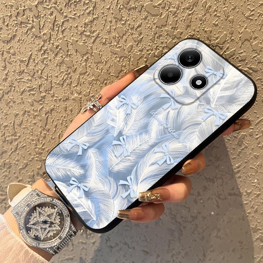 Креативный чехол-накладка с бантом для Xiaomi Redmi Note 14 A3 A4 A5 A1 9 8 7 10 12 11 12C 13C 13 Pro Plus 14C K80 A1 K40 A2