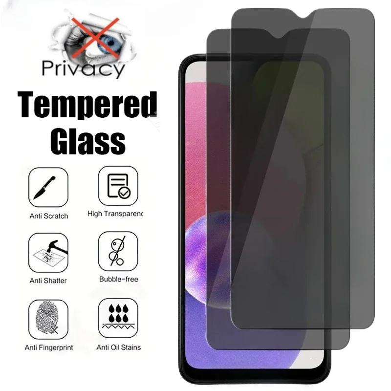 2 шт. антишпионское закаленное стекло для Samsung Galaxy A13 A14 A15 A25 A35 A55 5G конфиденциальная защита экрана для Samsung A34 A42 A53 A73
