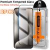 3PCS Premium Tempered Glass For iPhone 16 15 Pro Max 15 16 Plus 16 Pro Max Easy Installation Glass Dust Free Screen Protector