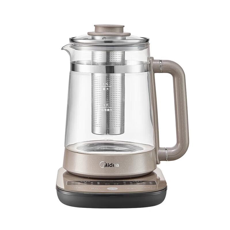 Midea 1.7L Multifunction Glass Health Kettle CN plug (adapter included)