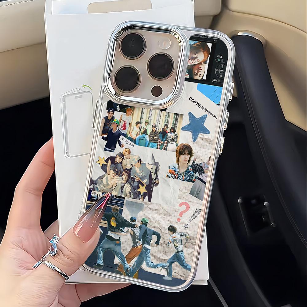 Чехол для телефона Kpop C-CORTIS для iPhone 17 16e 16 15 14 13 12 11 mini Pro Max X XR XSMAX 8 7 Air Plus Прозрачный Мягкий Чехол