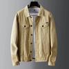 Spring and Autumn Men's Casual Simple Solid Color Denim Jacket