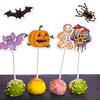 2026 50pcs Laser Flash Halloween Stickers Holographic Vinyl Trunk Mug Cup Sticker Waterproof Removable Sticker Halloween Decor