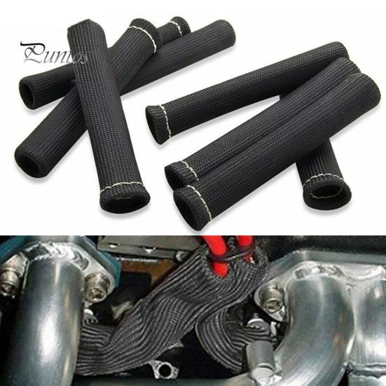 8Pcs Professional Fine Workmanship Thickened Spark Plug Protector Spark Plug Thermal Protection Insulator Sleeve Automotive Accessories
