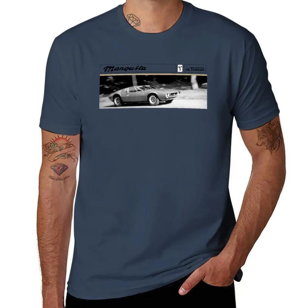 DE TOMASO MANGUSTA T-Shirt quick-drying tops summer clothes designer t shirt men