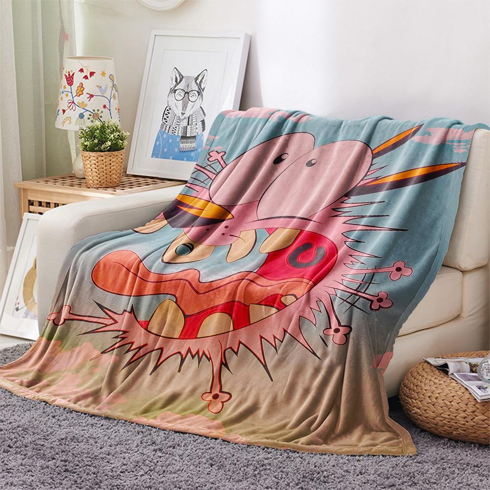 CourageFlannel Blanket, High quality Comfortable for All Seasons, Home Decor, Warmth and Comfort