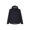 Champion Series Solid Color Zip-Up Hooded Sports Windbreaker Men Outerwear Black 152420615-3