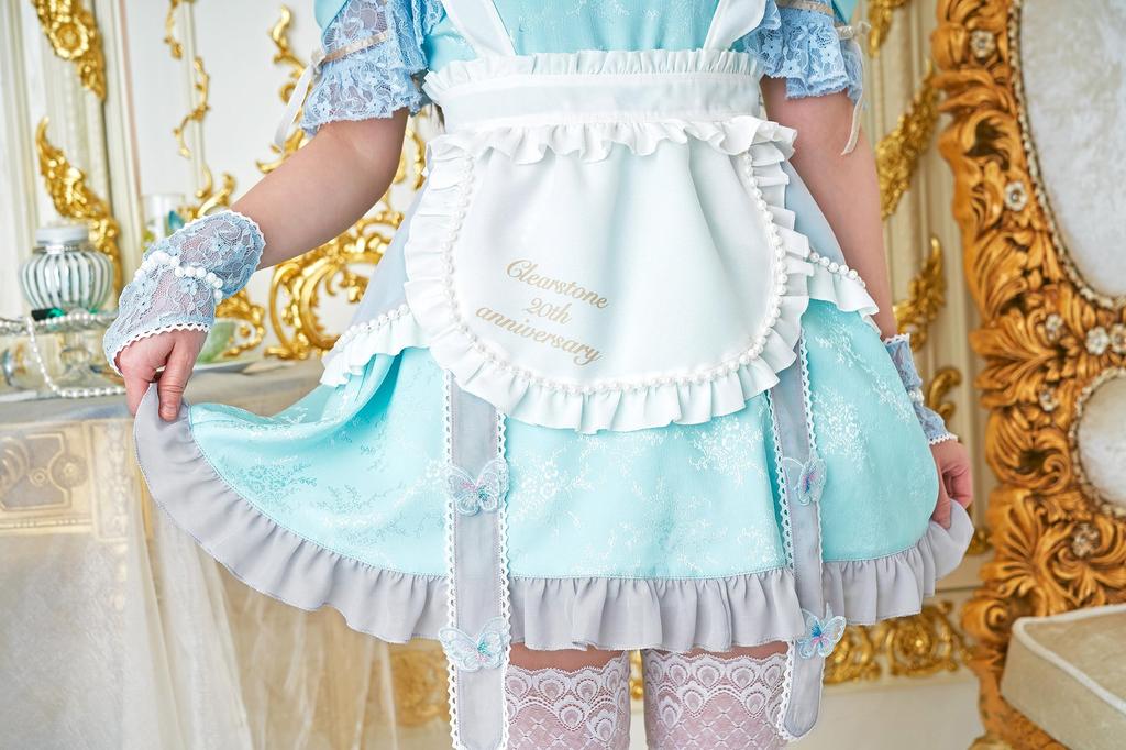 Clearstone Enako Collaboration Косплей Хэллоуин Годовщина Горничная One Piece Зеленый Женский