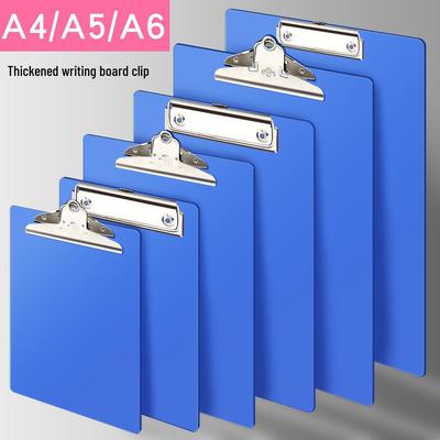 Планшет для бумаги формата А4, доска для папок формата А5, зажим для блокнота формата А6, пластиковый зажим для билетов и меню из полипропилена