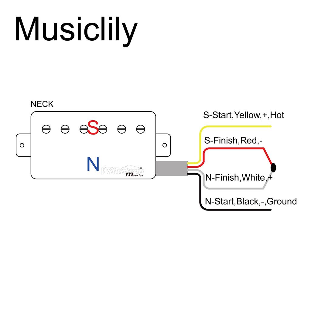 Wilkinson WOCHB Ceramic PAF Humbucker Pickup PU Neck for Les Paul SG Electric Chrome Guitar,