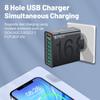 Total 150W Charger USB Quick Charge 3.0 Mobile Phone Charge Adapter Fast Wall Charger For iPhone Xiaomi  EU/US/KR Plug