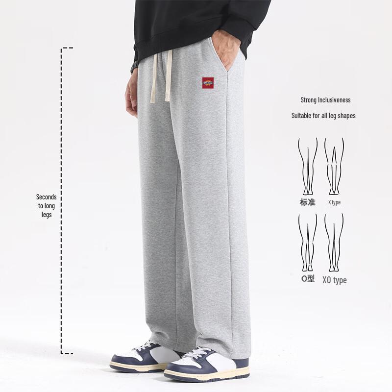 Мужские повседневные брюки Dickies, свободный крой, прямые штанины, смесовый хлопок A