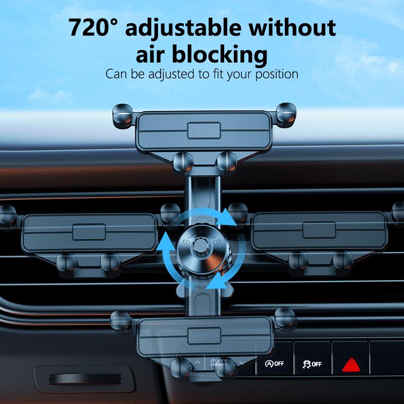 Автомобильный держатель для мобильного телефона на вентиляционную решетку Автомобильный держатель для телефона на вентиляционную решетку Автомобильный держатель для сотового телефона Автомобильная подставка для громкой связи