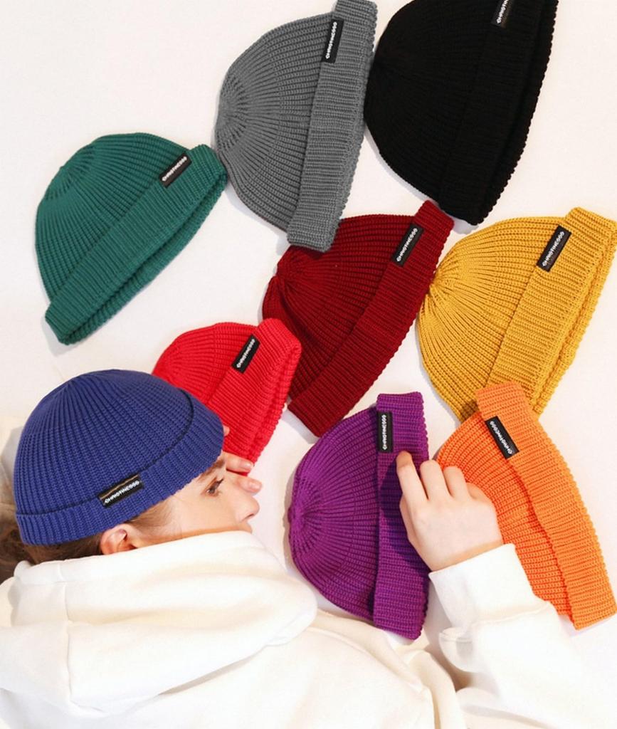 Clape Knit Watch Cold Weather Warm Solid Hunting Knit Hat, Cap, Beanie, Protection, Hat, Color, Brimless, Stylish, Skin-Treated, Hat, Cap, Travel,