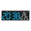 Digital Alarm Clock USB Powered TEMP Date Week Auto Dimmer DST Table Clock 12/24H Timing Countdown Electronic LED Alarm Clock