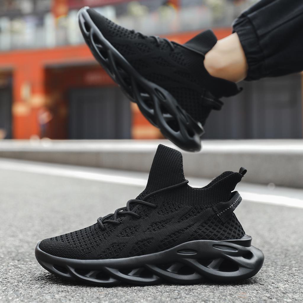 Fashion Hot Selling Men's Running Shoes Breathable Sports Sneakers Outdoor Non-Slip Soft Sole Comfortable Running Shoe Athletic Jogging