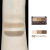 Cezanne Eyebrow & Shade Powder 02 Natural Brown 1.5g Nose Shadow & Soft 3D Eyebrow Powder