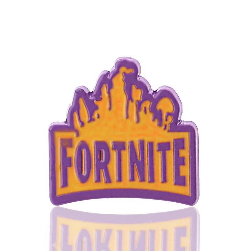 Fortnite Game Alpaca Parachute Keychain Metal Badge Pendant Fans Gift Cosplay Props
