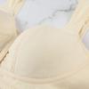 New No Steel Ring Front Buckle Underwear Women's Simple Soft Cotton Vest Large Size Bra Straight Hair