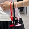 Креативный плетеный ремешок для мобильного телефона, регулируемый короткий шнурок на запястье, универсальный противоскользящий ручной шнурок для ключей и сумок, брелок