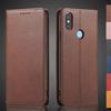 Magnetic Attraction Leather Case for Xiaomi Mi A2 / Xiaomi A2 5.99" Holster Flip Cover Case Wallet Phone Bags Fundas Coque