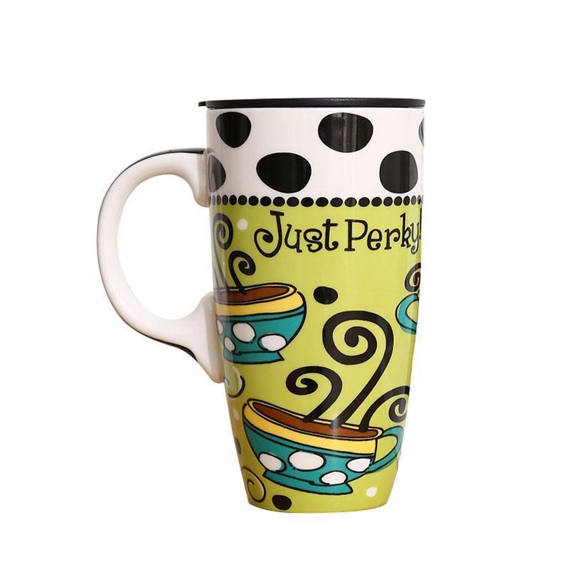 Креативная индивидуальная кружка, большая емкость, бытовая чашка для воды, расписная керамическая чашка для воды, кофейная чашка, чашка для молока, чашка для завтрака