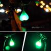Feux arrière de vélo - Boule - 2PCS - LED imperméable - Rouge et Vert - Avertissement nocturne