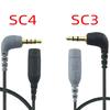 3.5mm to TRRS Microphone Cable Adaptor 3.5mm Female TRRS Microphone Adapter for SC3/SC4 Mic Camera Recording