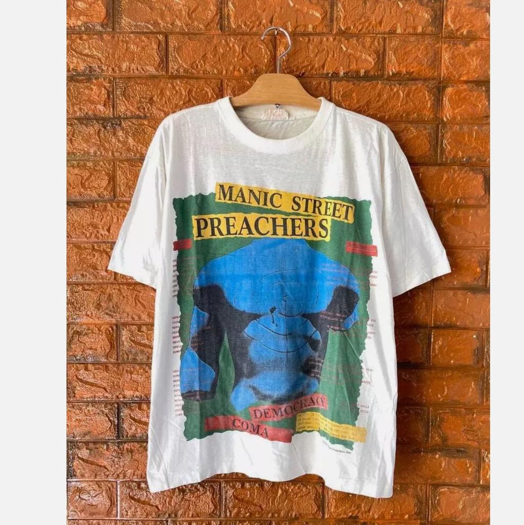 Ретро футболка Manic Street Preachers Democracy Coma 1992 TE1691