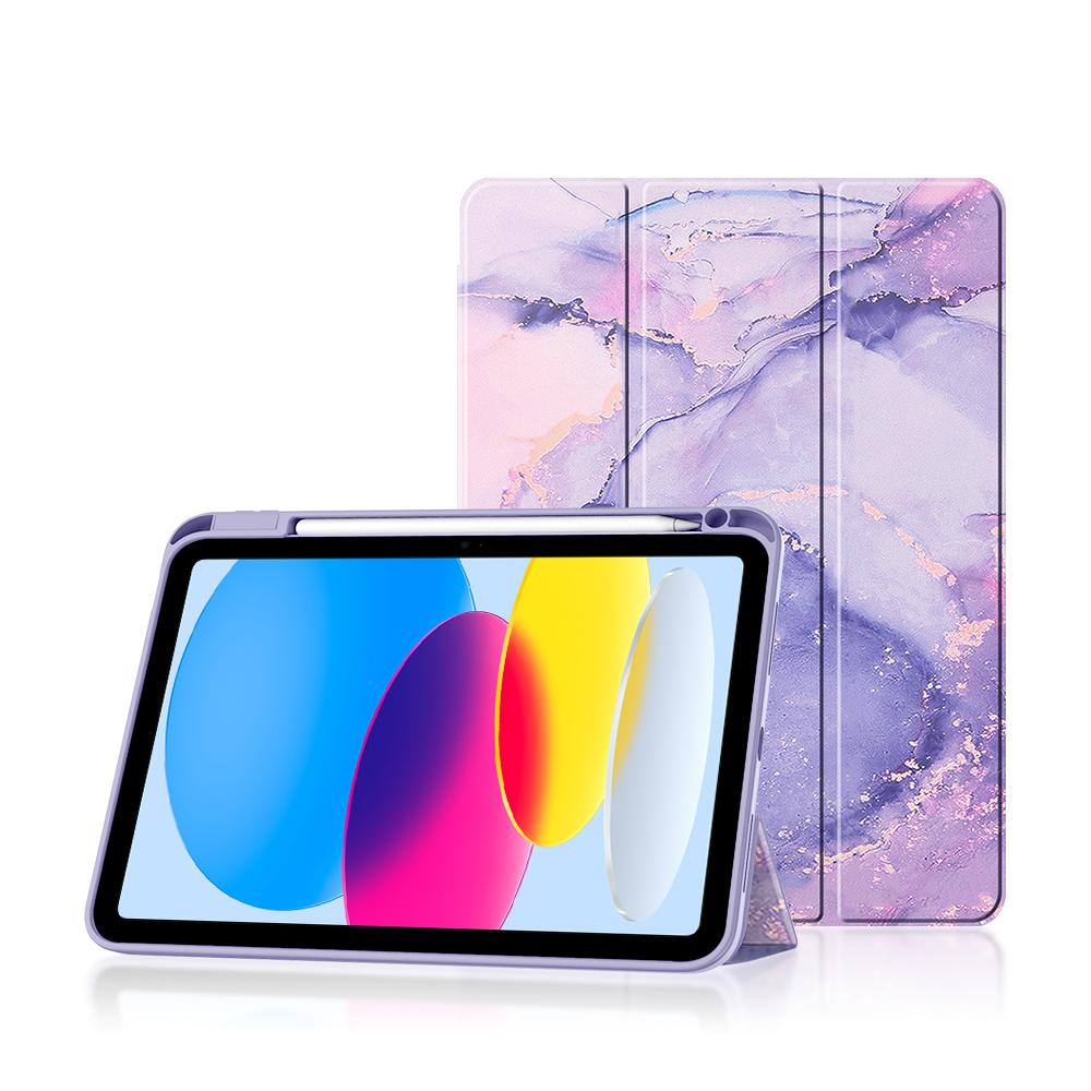 Чехол для iPad A16 11 дюймов Чехол для iPad 11-го поколения с держателем для карандашей Чехол для iPad 10-го 11-го поколения Автоматический сон/пробуждение iPad (А16)