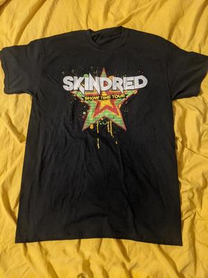Skindred Футболка Showtime Tour Полный размер от S до 5XL QT1070 Унисекс Футболка