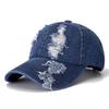 High Quality Denim Cap Hole Baseball Cap Leisure Cotton Cap For Unisex And Women Outdoor Sports Streetwear Dad Hat Cap