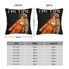 Baby Monkey Punch Cute Cuddly Little Love Pillowcases Novelty Pillow Case For Sofa Bedroom Home Decor Soft Pillow Cover