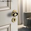 Golden Zinc Alloy Bedroom Door Lock Bathroom Lock Magnetic Suction Mute Room Door Handle Indoor Door Lock Split Door Handle Lock